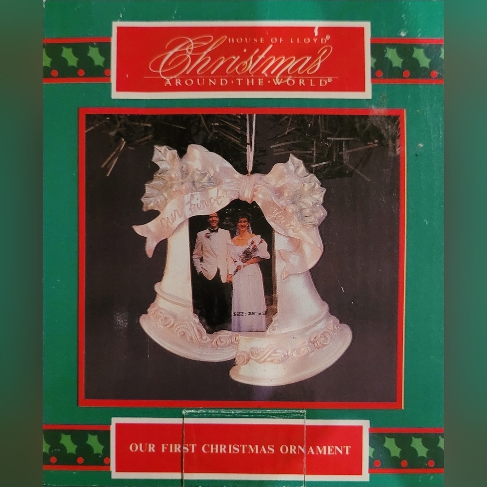 House of Lloyd Bride and Groom Ornament NIB